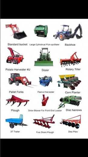 🥰🥰Different types of plough and Harrow 🥰🥰 #agriculture #farmer lovers 🙏🙏