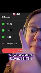 61K views · 623 reactions | Target price match that just got me $51.75 in gift cards! Anything you buy from Target between Nov 1-Dec 24, if the price goes lower live chat and they’ll credit you the difference with a gift card! #targetdeals #pricematch #targetfinds #targethaul #savingmoney | Em’s Coupon Clips | Facebook