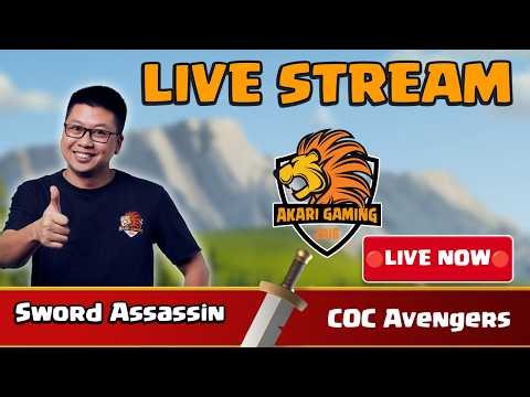 🔴[LIVE STREAM]🔴COC Avengers and Sword Assassin | ME | TH18 | Clash of Clans