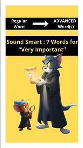 Use these 7 Advanced Words to Replace 'Very Important' #shorts #shortsfeeds #advancedwords