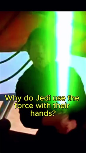 Why do Jedi use the force with their hands? #starwars #jedi #anakinskywalker