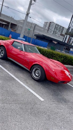 1973 Corvette Stingray (C3)…. #Musclecar #classiccars #vintagecars #reels #automobile #chevrolet