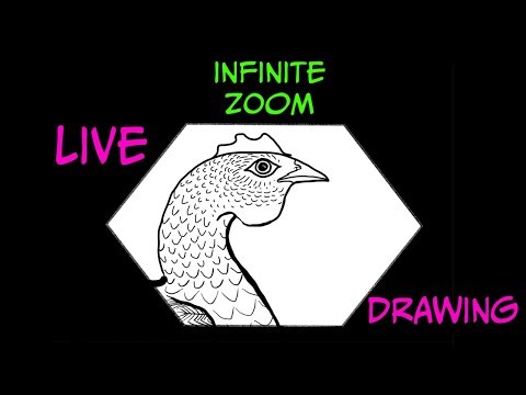 Infinite zoom drawing with beginner techniques