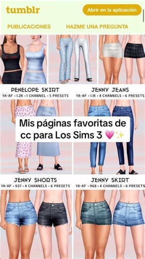 Mis páginas favoritas de CC 🫶🏻✨