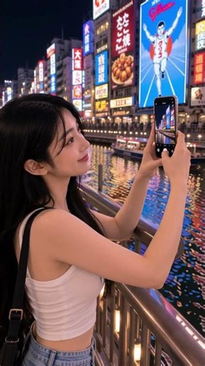 Osaka Dotonbori River Walk 🌙 A Peaceful Summer Night in Japan 🇯🇵