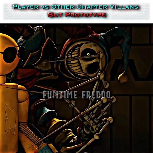 Player Vs All Chapter Villan But Prototype #poppyplaytime #prototype #shorts