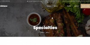 Modern Restaurant HTML & Bootstrap Template- Sleek, Responsive and SEO Ready - Etsy UK