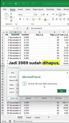 How to Delete the Same Word in Excel at Once in All Sheets #computertutorial #exceltutorial