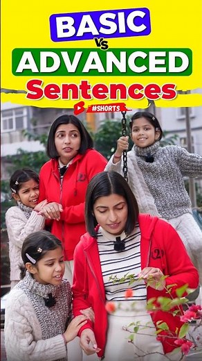 Basic vs. Advance English Conversation with Adi & Kanchan 😍, Kanchan English Connection #shorts