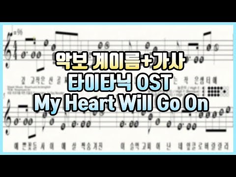 Titanic OST - My Heart Will Go On Recorder Sheet Music