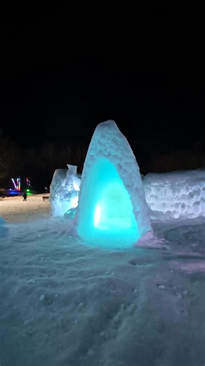 I love the rainbow colors in this walkway, Ice Castles, North Woodstock, NH 1 8 26 #icecastles2026 #thenaturenomad #icecastle #winterfun #rainbowcolors #Winter2026 #winterseason #icecastles #icedisplay | The Nature Nomad