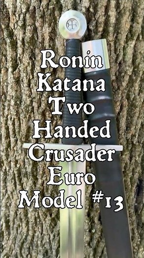 Cutting Practice - Ronin Katana Two-Handed Crusader - Euro Model #13 #sword #HEMA #longsword