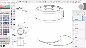 インダストリアルデザイナーからコンセプトアーティストに転向し、AutodeskSketchbookを使用してプロセスを示します