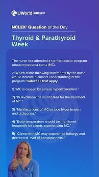 UWorld NCLEX® Question of the day
