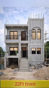 22ft front Luxury Elevation Design 🏠 #trending #design #HomeDesignIndia #HouseLayout #dreamhouse | Arch House