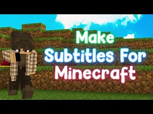 Automatic Subtitles in MINUTES for Minecraft Videos!