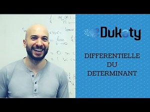Calcul différentiel- Différentielle du déterminant-Séminaire eDukaty