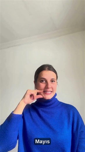 Ayları 40 Saniyede Öğrenebilir misin? 👀 | İşaret Dili #Shorts