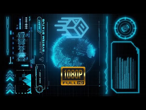 Sci-fi Computer Screen | Portrait - Vertical