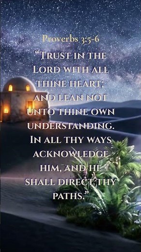 Proverbs 3:5-6 & Isaiah 26:3 | Peace & Trust in God through Uncertainty ❤️ Devotional Bible Reading