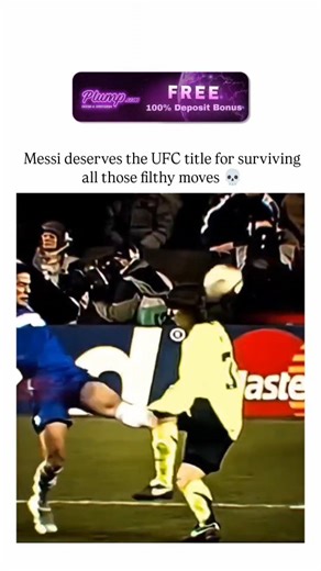 Universal Club on Instagram: "The Instagram reel shares a viral video montage intercutting brutal UFC knockouts with harsh football fouls on Lionel Messi, humorously claiming he deserves a UFC title for his resilience amid relentless physical targeting. From a FC Barcelona fan account, it has amassed nearly 1 million views and 12,000 likes since 1 December 2025, with replies praising Messi's superhuman durability and debunking myths about his inability to thrive in rougher leagues like the Premi