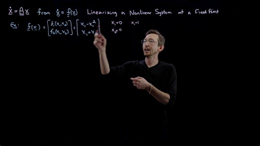 Linearizing Nonlinear Differential Equations Near a Fixed Point