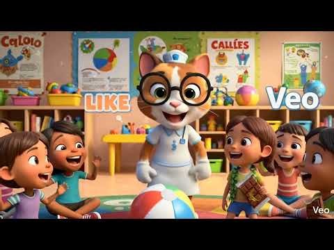 Funny ABCD Class 😄 | Cat Teacher & Naughty Kid