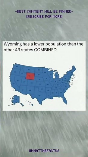 Is Wyoming the ultimate "introvert" state of America? 🤠🤫