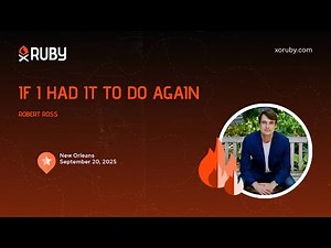 XO Ruby New Orleans 2025 - If I had it to do again by Robert Ross