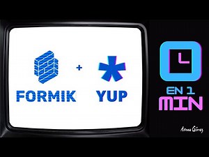 FORMIK y YUP en 1 minuto | Validación de formularios con REACT