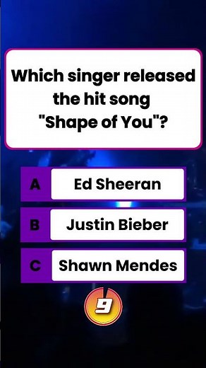 Title: 🤯 Only 1% Can Guess Who Sang "Shape of You"! 🎵🎤 | Music Quiz #Shorts #EdSheeran #MusicQuiz