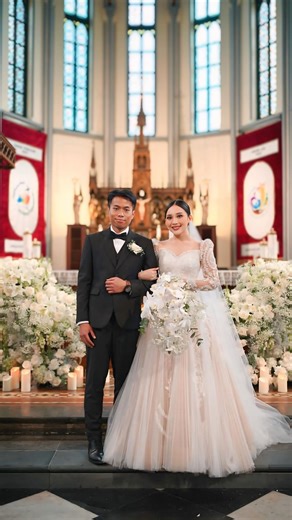 INDONESIAN ACTOR on Instagram: ". Radiating pure romance, @mariatransia walks down the aisle in an Ivan Gunawan gown. The gown is meticulously crafted with layers of soft tulle and intricate lace detailing that whispers elegance in every movement. A structured corset defines her silhouette, while hand-embroidered florals bloom across the bodice, symbolizing the grace of a woman in love. #IvanGunawanBride #IvanGunawan #IvanGunawanIndonesia"