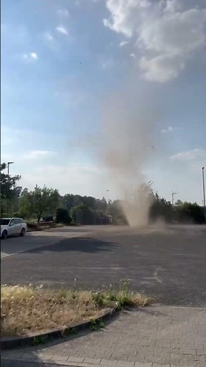 Tornado / Staubteufel am 26.6.2026 in Rodenbach (Hanau) 🌪️