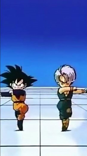 Goten and Trunks Perform the Iconic Fusion Dance | DBZ Short #Anime #FusionDance