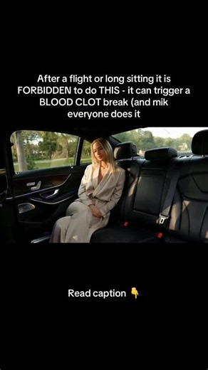 Aubrey Long on Instagram: "“People don’t understand — after a flight the body is a minefield,” he warns. What happens during long sitting: Blood stagnates in the leg veins. Micro clots form. They wait for a “push” to break off. “An 8-hour flight = 50% risk of thrombosis.” BAN #1: Diving into water on the day of arrival A sharp pressure change breaks clots off instantly. A direct path to pulmonary embolism. BAN #2: Intense exercise in the first 24 hours Squats, running, jumping. Increased blood f