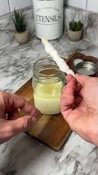 Whip Up Your Own EMERGENCY Candle at Home Tonight!