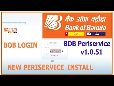 BOB New periservice SETUP install in Bank of Baroda kiosk installation v.1.0.51 #viral #youtube #bob