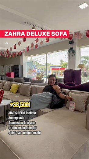 ✨ZAHRA DELUXE SOFA✨facing sofa -dimension arm to arm 160 x70x100 inches- uratex foam fiberfill - color can be custom made -✨HOLLISTIC Center table✨sold separately - Oval Marble Top with metal framing2 pcs. Oval and Round combination-Reserve yours now ❗❗❗- Message our FB PAGE FURNITURE DEALS PHILIPPINES for orders ---Or call us 📞09173239437📞09177262526Or visit us in our showrooms- ‼️Showroom Locations📍Furniture Deals STA MARIA📍Furniture DEALS Imus📍Furniture DEALS Dasma- 📍We accept cash on d