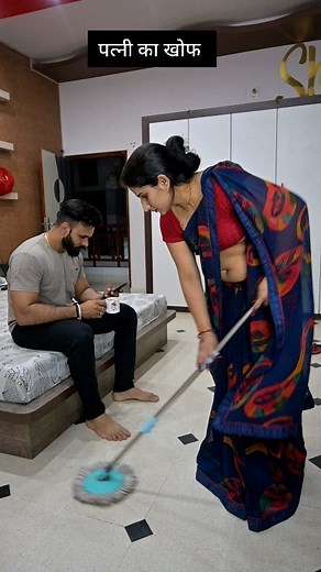 386K views · 10K reactions | बीबी का खौफ  . . . #comedy #comedyclub #comedyvideos #fun #funnyvideos #funny #hubby #test #watch #top #family #viral #viralreels #music #fashion #model | Happyhub | Facebook