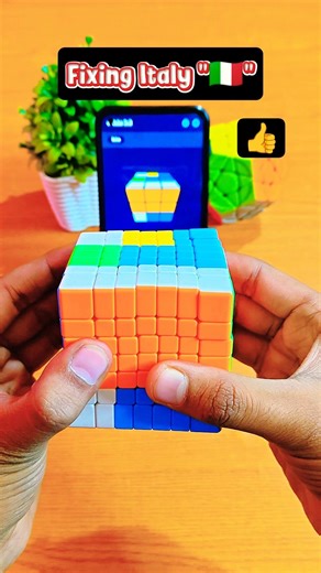 7×7 Cube Solved By AI 😱 #viral #rubikscube #solving #shorts 🤩🤩
