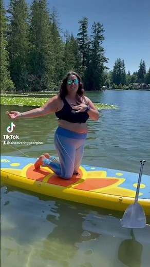 SUP Yoga Tutorial for beginners or Plus Size Bodies