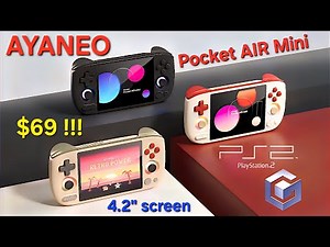 An AYANEO for $69?! Pocket Air Mini plays PS2 + GameCube on a 4.2" / 960p handheld emulation console