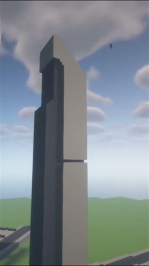 A New Structure Rises in My Futuristic City #1 #minecraft #cyberpunk #city #contruction