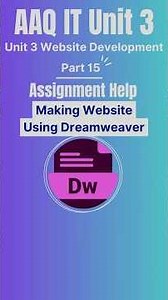 BTEC IT AAQ | Unit 3 Website Dev | "Assignment C - WEBSITE SKELETON Short G