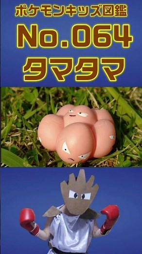 ポケモン実体図鑑No 064タマタマ #ポケモンキッズ #タマタマ