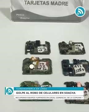 ¡GOLPE AL HURTO! Policía allana local en la Comuna 1 de Soacha y recupera celulares.