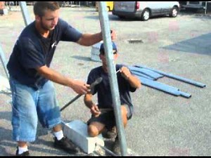 Installation abris d'auto (1/2)