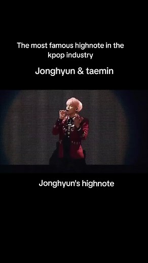 The most famous highnote in the kpop industry ❤️ #jonghyun #shinee #taemin