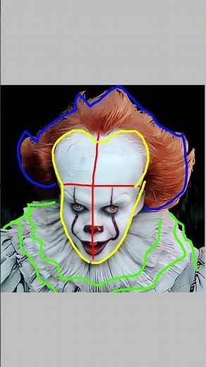 Drawing🤡 Pennywise from IT| 🖍️IT Fan Art #drawing #shorts #it #pennywise