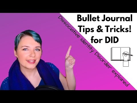 Dissociative identity disorder bullet journal tips & tricks - improved communication in did systems